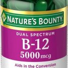 Nature's Bounty Dual Spectrum Bi-Layer B-12 5000 mcg, 30 Tablets