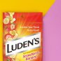 Ludens Throat Drops Strawberry Banana Lozenge Oral Demulcent, 25 count, 6 Pack