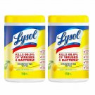 Lysol Disinfecting Wipes - Lemon & Lime Blossom 110 ct (Bulk Pack of 2)