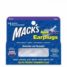 Macks Soft Flanged AquaBlock Earplugs, Clear, 2-Pair