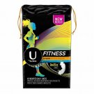 U by Kotex Fitness Regular Daily Panty Liners DualFlex Zones 40 Ct (Bulk Pack of 12)