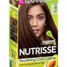 Garnier Nutrisse Nourishing Haircolor Creme Dark Golden Brown [43] (Bulk Pack of 8)