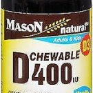 Mason Natural D 400 IU Vanilla - 100 Chewables, Bulk Pack of 5