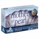 Grisi Mother Of Pearl Natural Lightening Soap with Concha Nacar, 3.5 Oz, 2 Pack