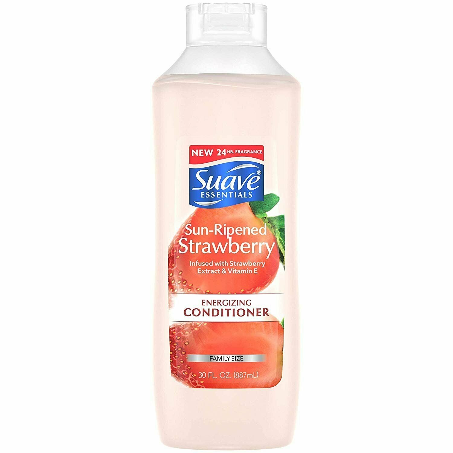 Suave Essentials Sun Ripened Strawberry Extract Conditioner, 30 oz, 5 Pack