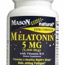 Mason Natural Vitamin Melatonin 5 Mg with Vitamin B-6 Extra Strength 60 Count