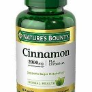 Nature's High Potency Cinnamon 2000 Plus Chromium Dietary Supplement Capsules...