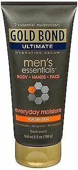 Gold Bond Ultimate Men's Essentials Hydrating Cream - 6.5 oz, Bulk Pack of 5