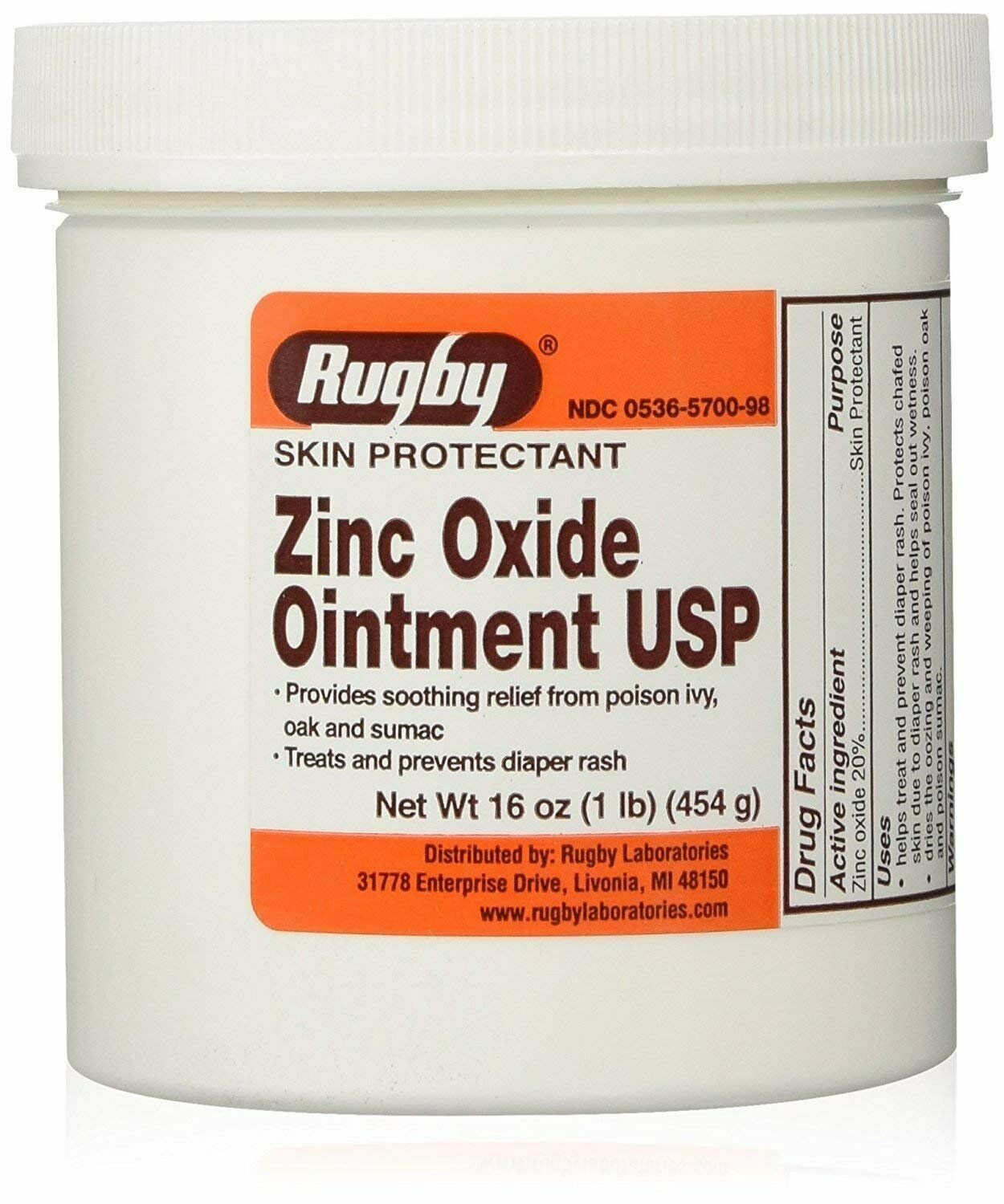 ZINC OXIDE OI 20% 454GM