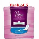 Poise Pads Bladder Leakage Protection, Moderate, Regular, 20 ct (Bulk Pack of 5)