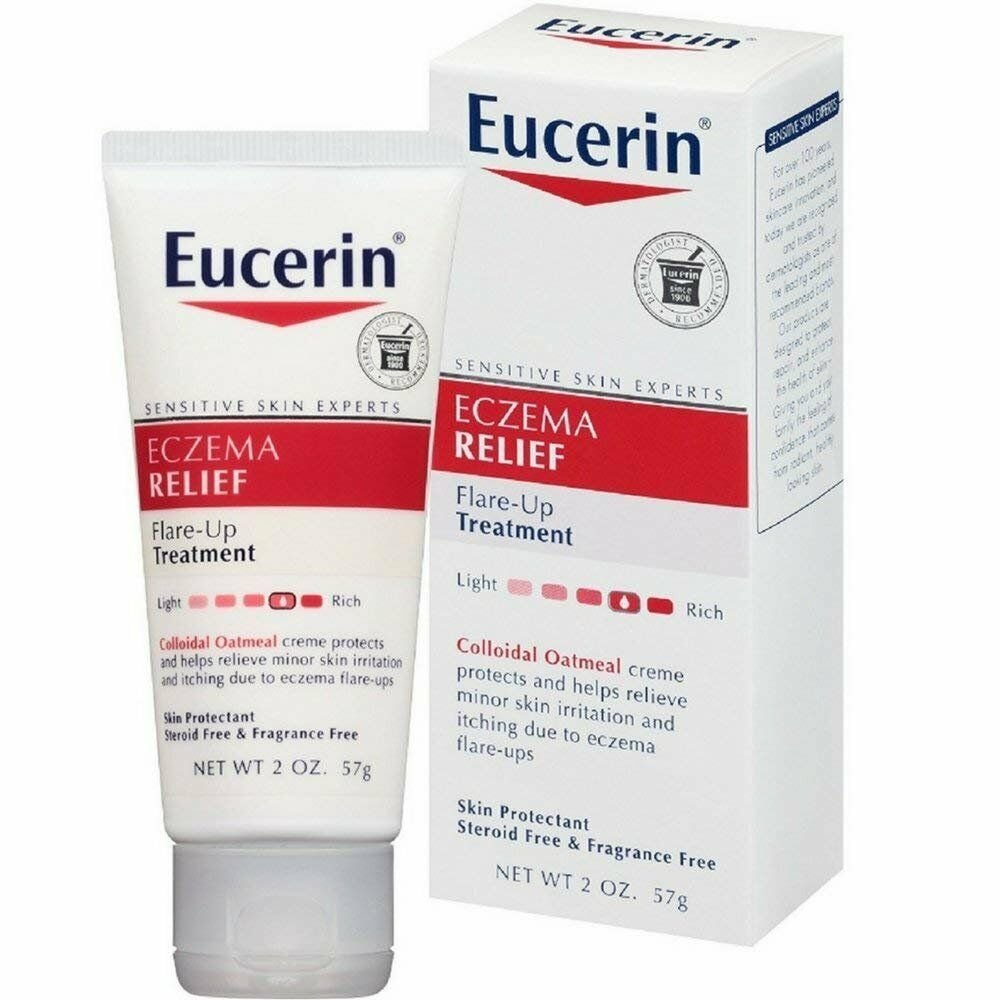Eucerin Eczema Relief Instant Therapy Creme 2 oz (Bulk Pack of 3)