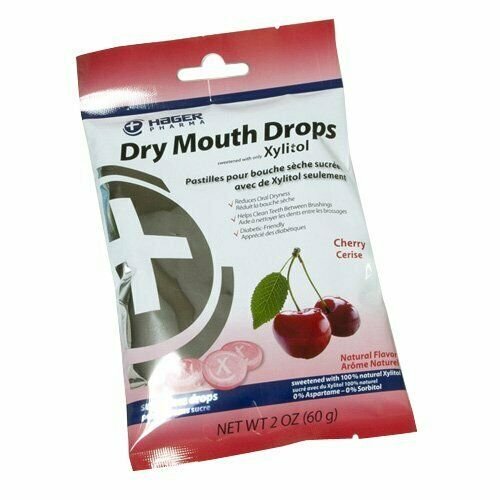 Hager Pharma Dry Mouth Drops, Melon, 2 Ounce