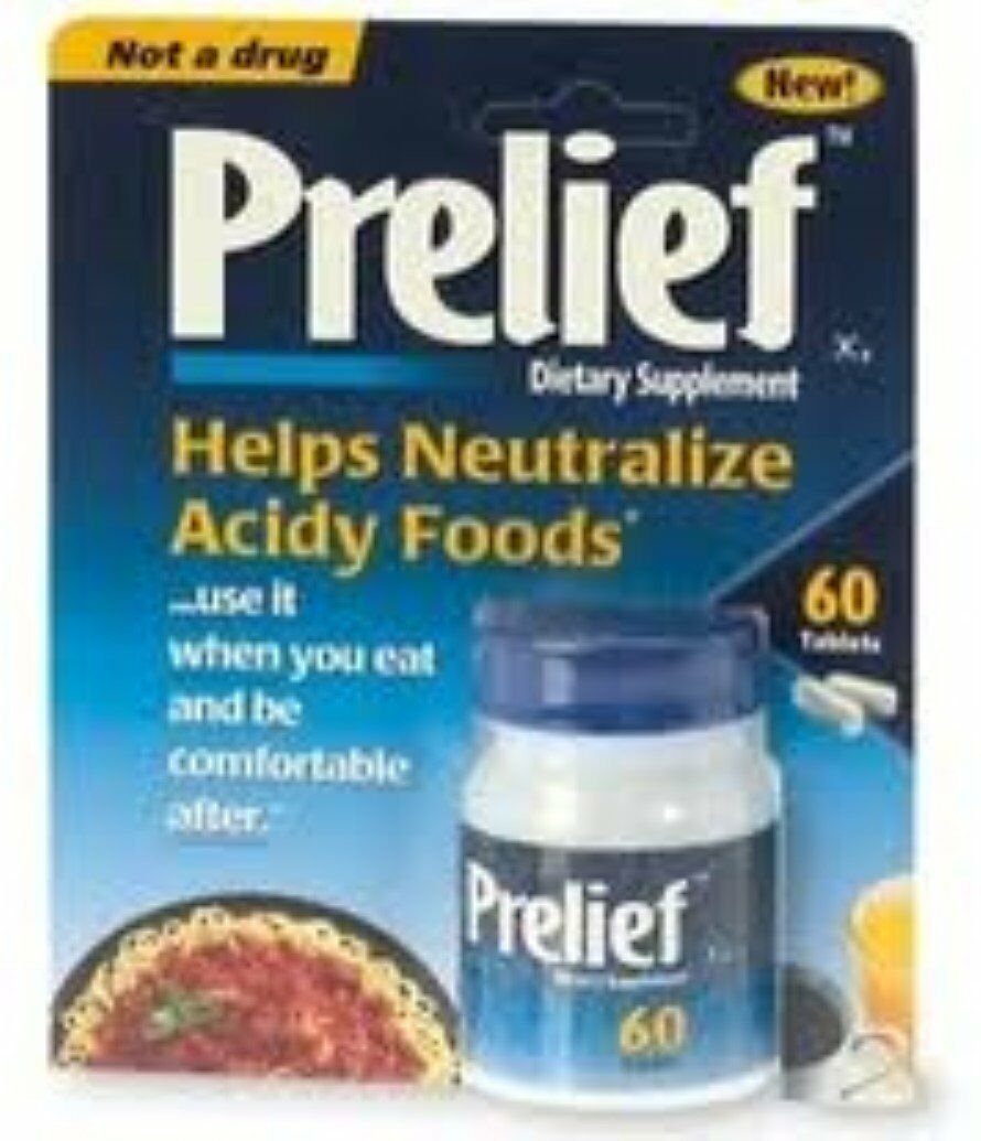 Prelief Dietary Supplement 60 ea (Bulk Pack of 4)