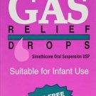 Rugby Gas Relief Drops 20 MG For Infants Dye Free Formula 1 fl oz (Bulk Pack of 12)
