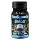 Archtek Toothpaste Tablet Cool Mint Flavor Chew Brush & Rinse 60 Ct (Bulk Pack of 12)