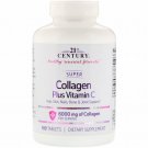 21st Century Super Collagen Plus Vitamin C 6000 mg Tablets 180 Count , 4 Pack