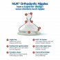 NUK Orthodontic Nipples 0M+ Medium Flow Silicone BPA Free, 2 ct, 18 Pack
