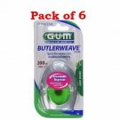 GUM Butlerweave Mint Waxed Gloss w/ Rewindable Dispenser 200 yd (Bulk Pack of 6)