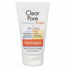 Neutrogena Clear Pore Cleanser/Mask 4.20 oz ( Bulk Pack of 3)