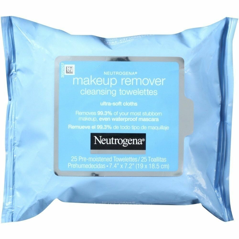 Neutrogena Make-Up Remover Cleansing Towelettes Refills 25 Each ( Bulk Pack of 18)