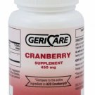 Geri-Care Cranberry Supplement, 100 Tablets 450 mg Each (Bulk Pack of 8)