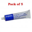 Surgilube Lubricating Jelly, 4.25 oz Twist Top Tube (PACK OF 5)