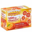Emergen-C Vitamin C Flavored Fizzy Drink Mix Packets, Super Orange 30 ea...