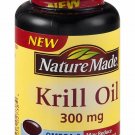 Nature Made Krill Oil Liquid Softgels 300mg , 60 CT (Bulk Pack of 3)