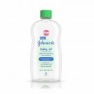 Johnson's Baby Oil With Aloe Vera & Vitamin E For Dry Skin, 20 oz.