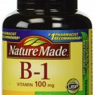 Nature Made Vitamin B-1 Tablets 100 mg Dietary Supplement 100 Count, 6 Pack