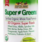 Country Farms Super Greens Natural flavor, 50 Organic Super Foods, USDA...