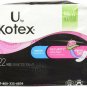 U By Kotex Security Ultra Thin Pads Regular Unscented Soft Touch 22 Ct, 5 Pack