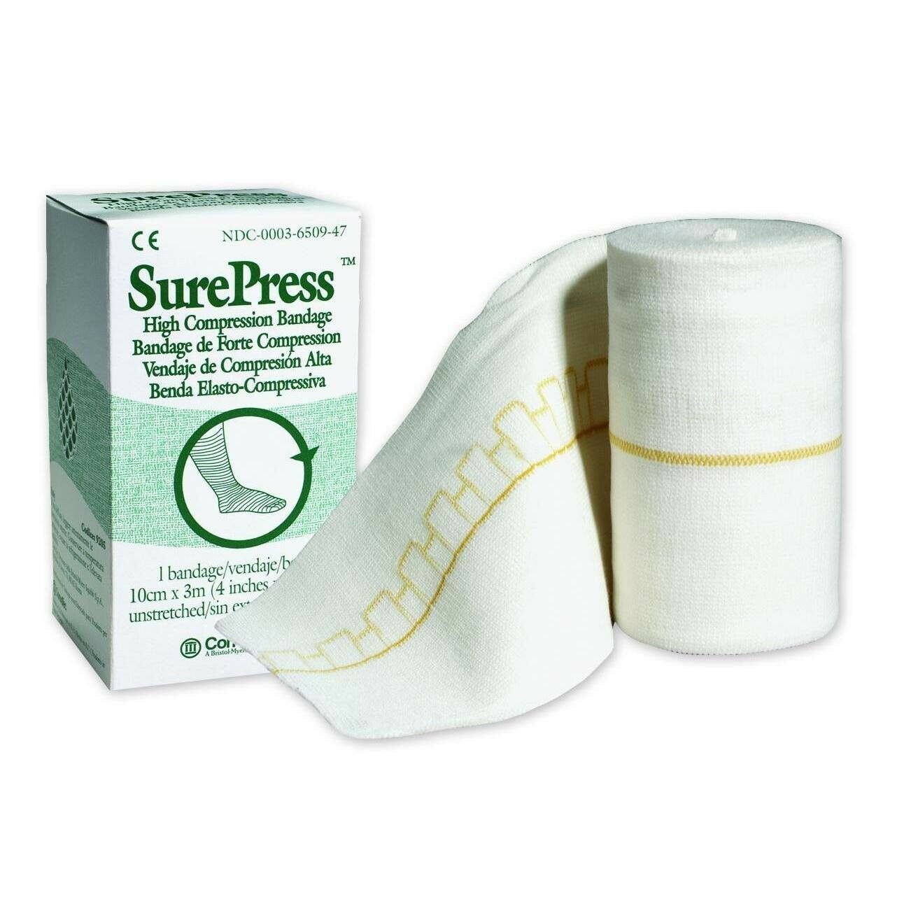 ConvaTec&Acirc;&copy; SurePress High Compression Bandage 4"x3.2 yards