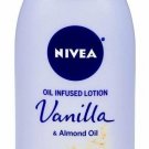 Nivea Lotion Oil-Infused Vanilla/Almond Oil 16.9 Ounce Pump (500ml) (6 Pack) Bulk