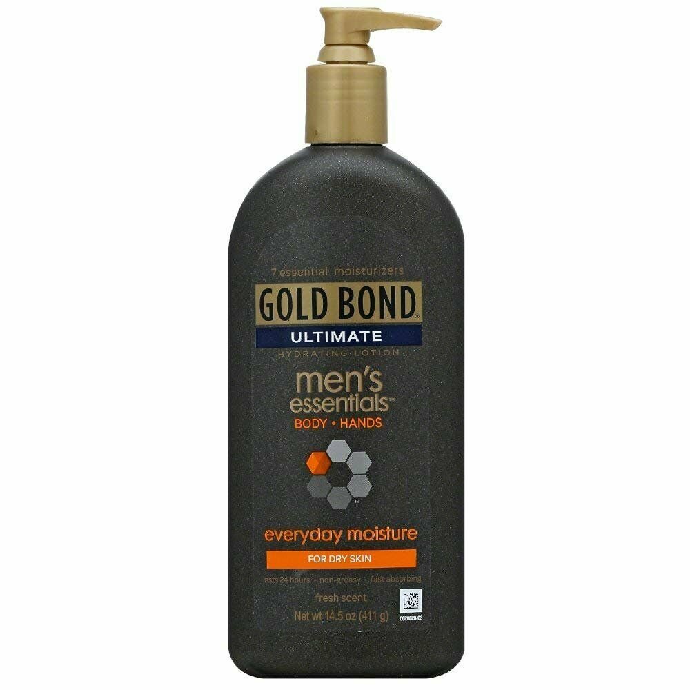 Gold Bond Ultimate Men's Essentials Hydrating Lotion 14.50 oz (Bulk Pack of 9)