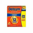Delsym Cough Suppressant Alcohol Free Orange Flavored Liquid- 6 Pack, (5...
