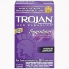 Trojan Her Pleasure Sensations 12 Pack (Package Of 4)
