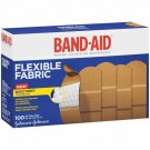 Flexible Fabric Adhesive Bandages, 1" x 3", 100/Box (Bulk Pack of 4)