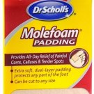 Dr. Scholl's Molefoam Padding Dual-layer Self-stick adhesive, 2 ct, 5 Pack