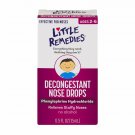 Little Remedies Decongestant Nose Drops | 0.5 oz | Bulk Pack of 4 | Relieves...