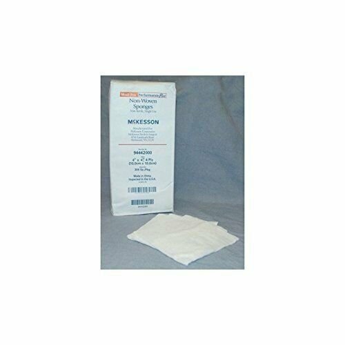 McKesson Performance Plus Gauze Sponge Non Woven/Sterile 4X4 4Ply 200ct, 5 Pack