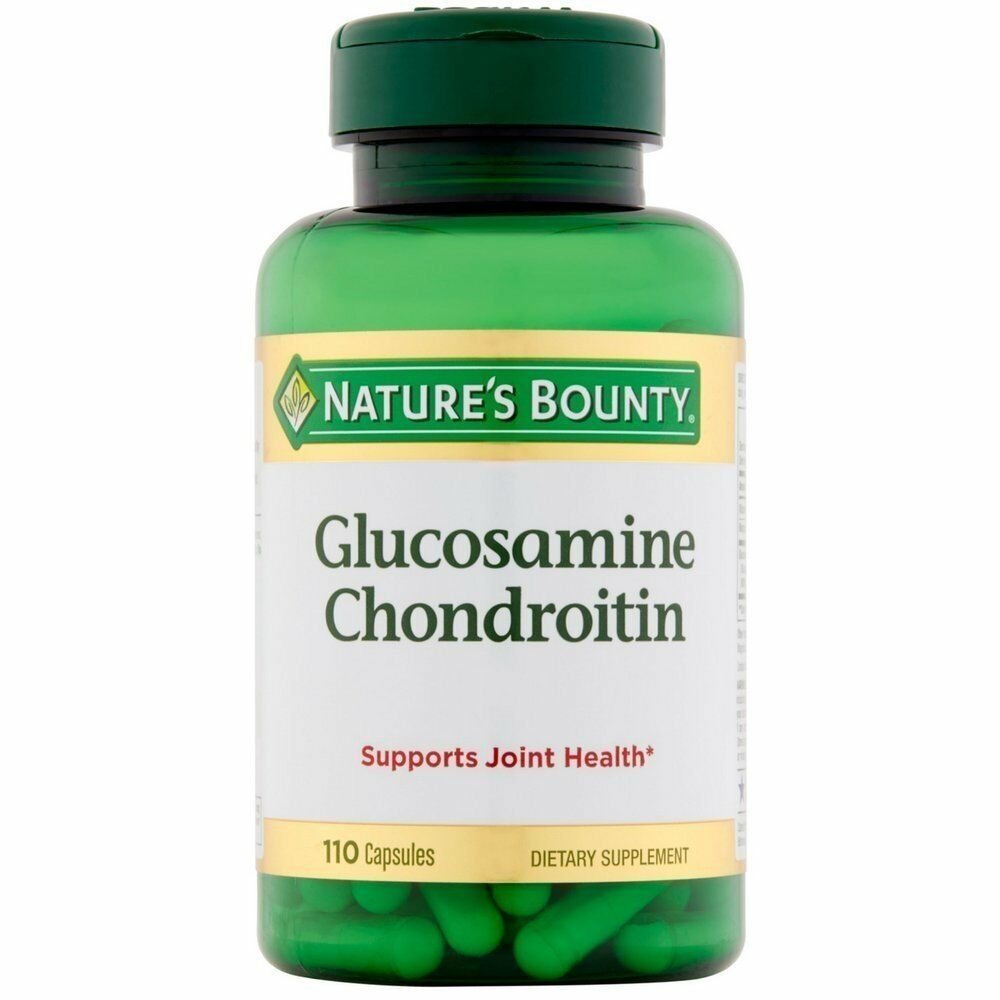 Nature's Bounty Glucosamine Chondroitin Complex Capsules 110 ea (Bulk Pack of 3)