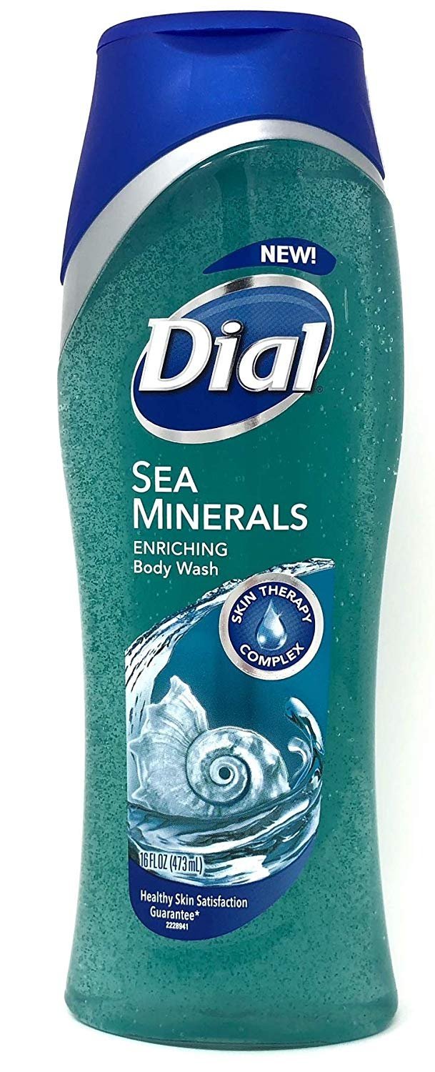 Dial Skin Therapy Complex Enriching Body Wash Sea Minerals 16 Ounce, Bulk Pack of 3