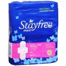 Stayfree Maxi Super Long Pads with Wings, Heavy Protection - 16 Pads / Pack,...