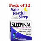 Sleepinal Sleep-Aid Capsules Maximum Strength, 32 ea (Bulk Pack of 12)