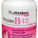 PlusOharma Vitamin B-12 Tablet 1000mcg 100 ct (5 Pack) Bulk