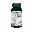 Nature's Bounty Nature's Bounty Super Strength D3, 100 tabs 2000 IU(Bulk Pack of 2)