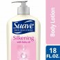 Suave Skin Solutions Silkening Moisture Body Lotion with Baby Oil 18 oz, 4 Pack