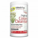 Health Plus Original Colon Cleanse Psyllium Husk Natural Fiber, 12 Oz, 3 Pack