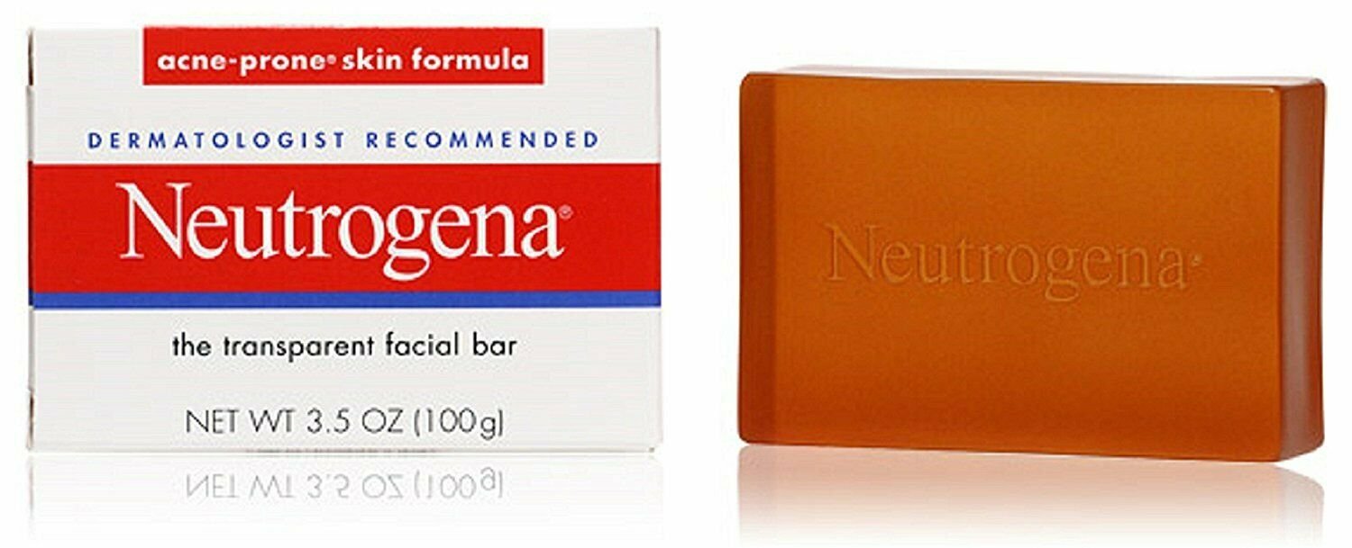 Neutrogena Acne-Prone Skin Formula Facial Bar. UPC:070501013304. Bulk Pack of 10...